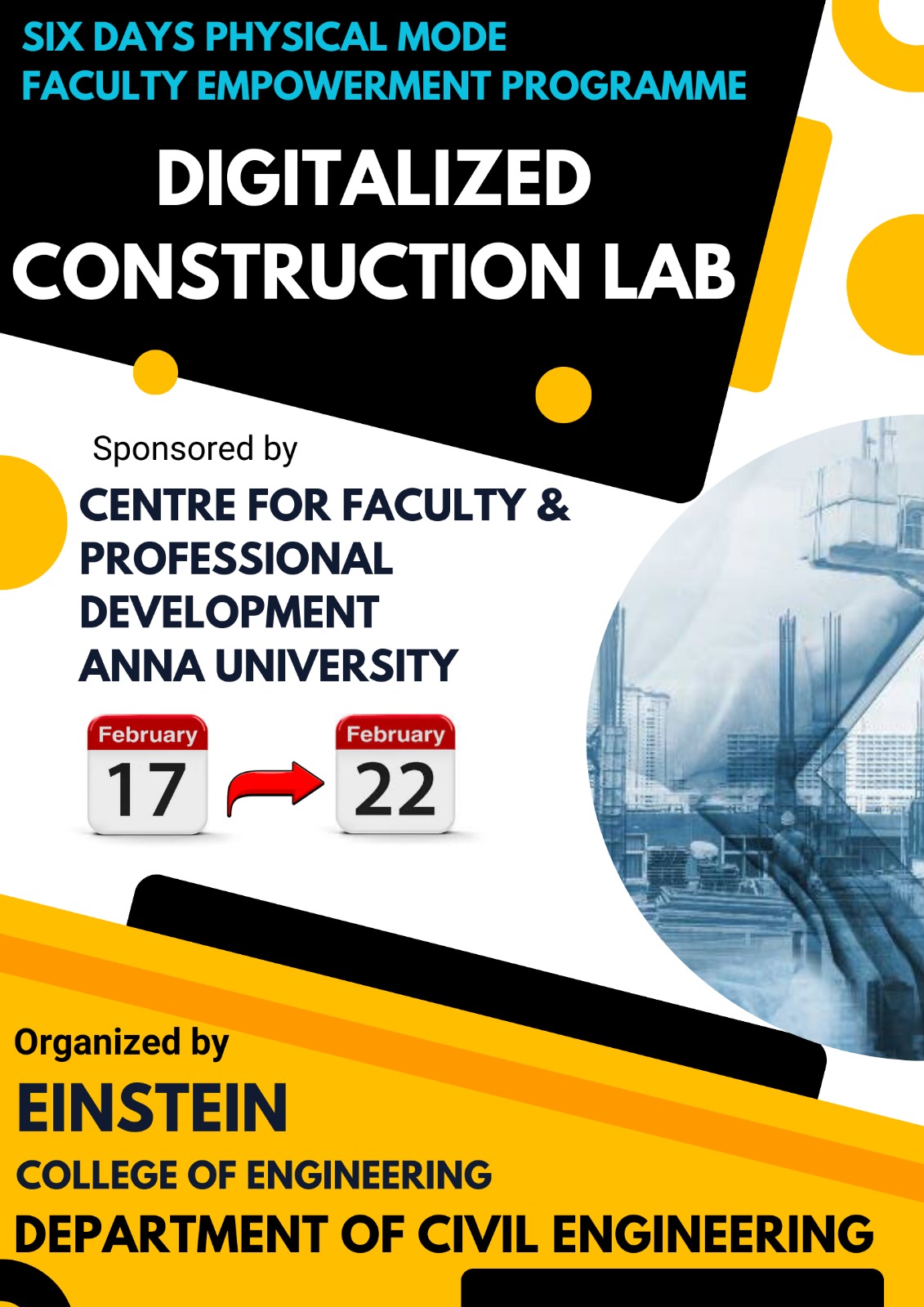 FEP ON DIGITALIZED CONSTRUCTION LAB - 17.02.25 to 22.02.25