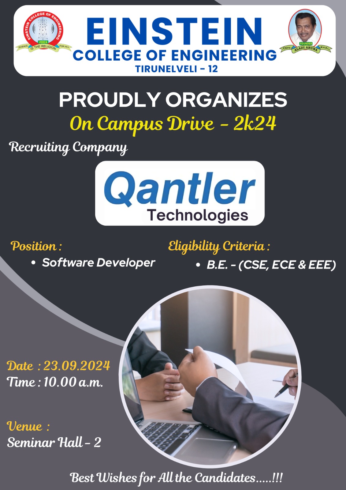 ON-CAMPUS DRIVE 23.09.2024