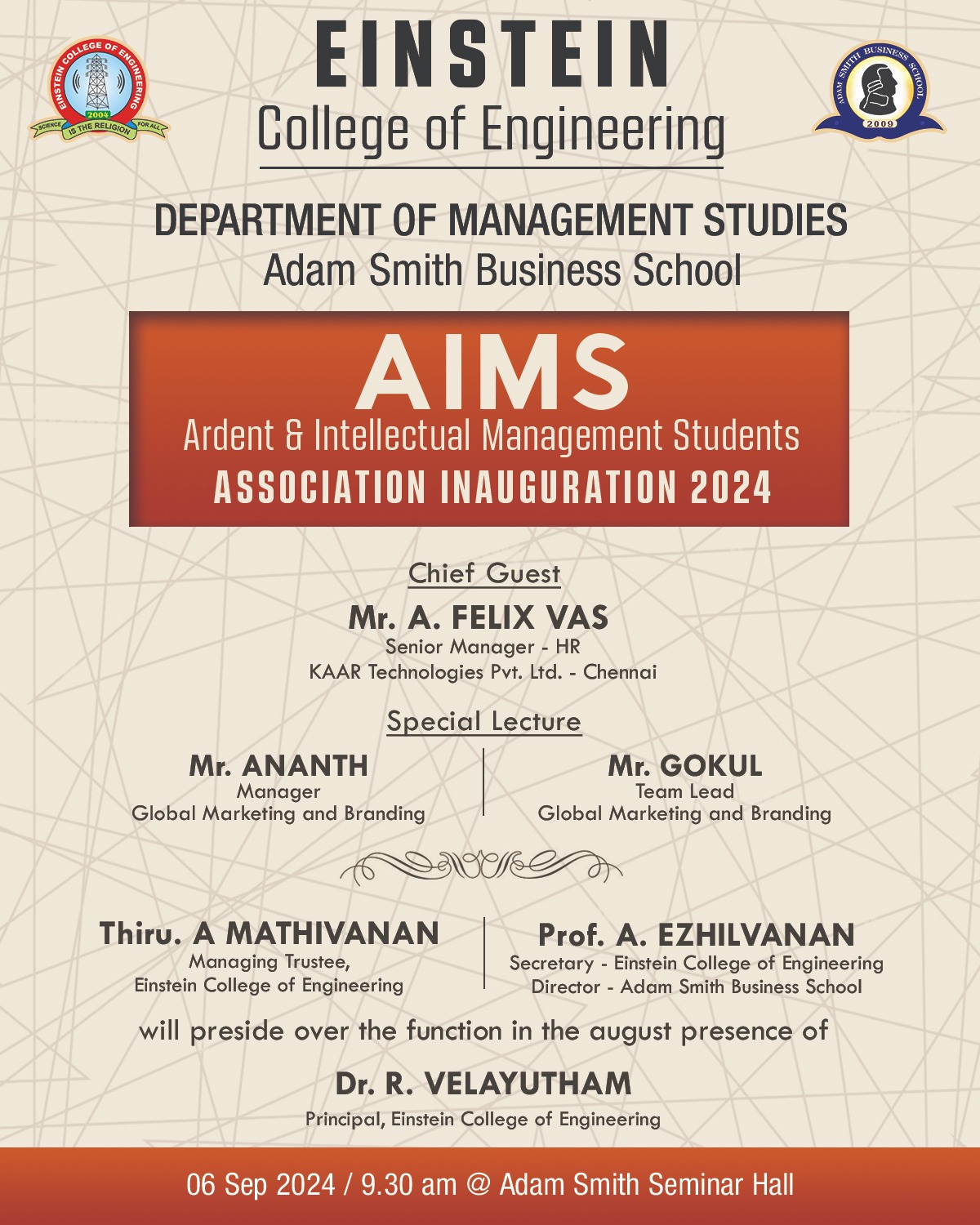 AIMS Association Inauguration 2024